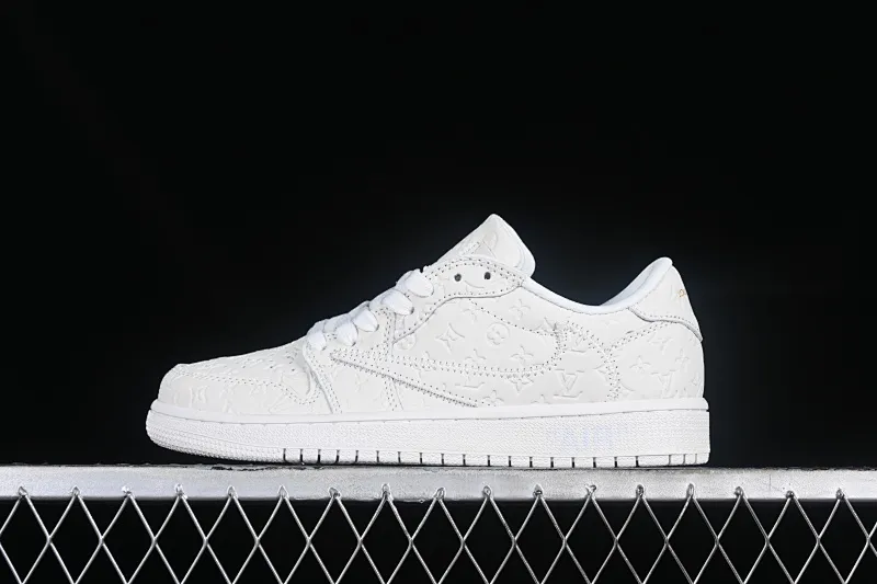 All categories Air Jordan Jordan series basketball shoes Air Jordan 1 Low LV x Travis Scott x Air Jordan 1 Low OG AJ1 Joe 1 undercut low top 1A9V87